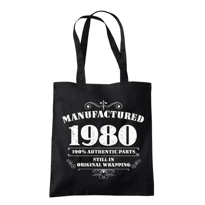 40th Birthday Tote Bag Gift for Woman 40 Year Old Printed Etsy