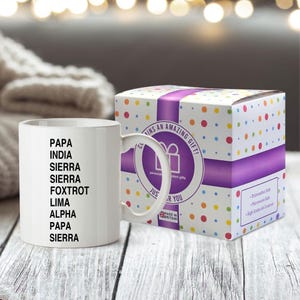 Leaving Gifts Ideas Joke - Funny Retirement Gift Mugs for Work Colleagues Friends Him Her Boss - NATO Phonetic Alphabet 39