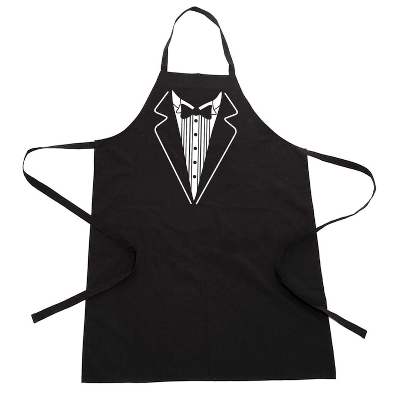 Novelty Fathers Day Grilling Gift BBQ Tuxedo Waistcoat Barbecue Grill Gift For Men Funny BBQ Apron Grilling Gift