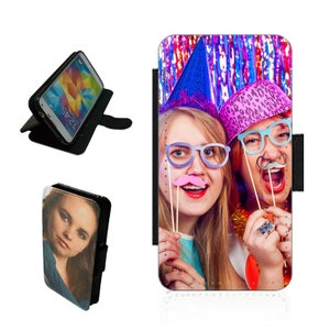 FUNDA PARA TELÉFONO SAMSUNG GALAXY S22 PERSONALIZADA CON BILLETERA CON TU IMAGEN/FOTO/TEXTO/LOGO