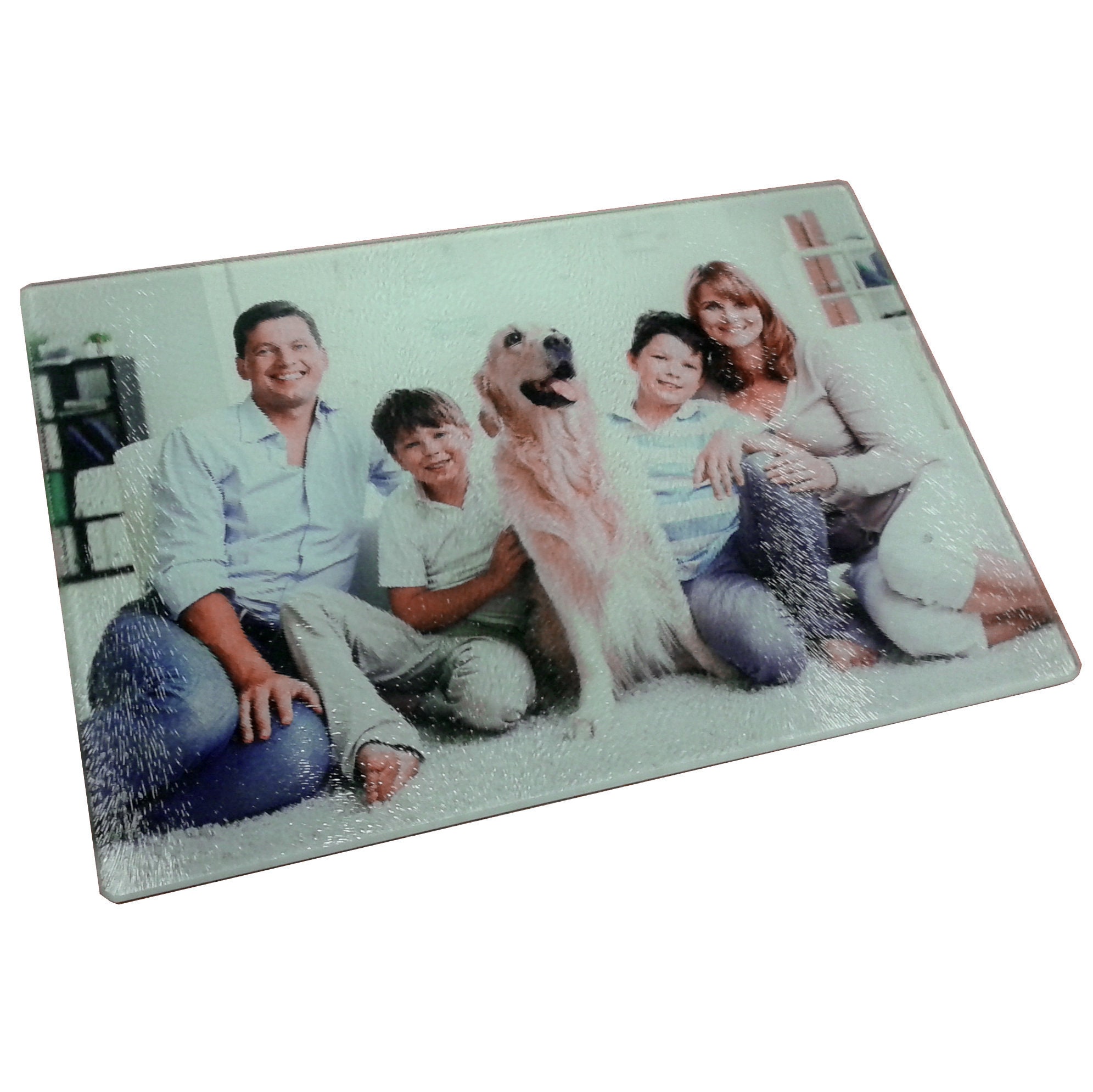 Worktop Saver PERSONALISED CUSTOM PRINTED Chopping Block Glass Cutting