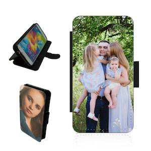 SAMSUNG A52 / A52S PERSONALIZADO Funda para teléfono móvil con billetera abatible / de goma impresa PERSONALIZADA con sus imágenes / fotos / texto / logotipo