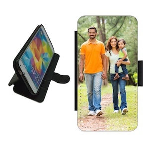 FUNDA PARA TELÉFONO PERSONALIZADA Billetera para iPhone 16 / Pro / 16 Plus / Pro Max Funda impresa PERSONALIZADA con imagen, texto, logotipo, billetera con tapa