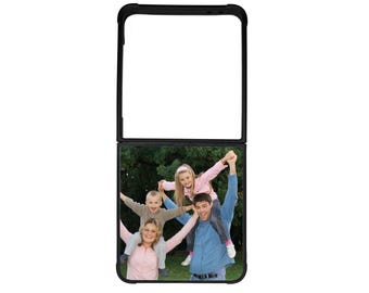 SAMSUNG Z Flip 7 PERSONALISED CUSTOM printed Z7 Rubber Mobile Phone Case with your picture / photo / text / logo