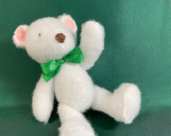 Christmas Bear stuffed animal plushie Holiday
