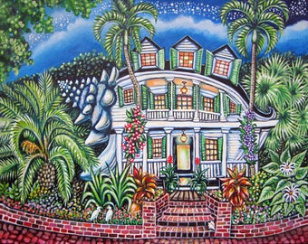 Audobon Conch Shell-huis - Key West, Florida