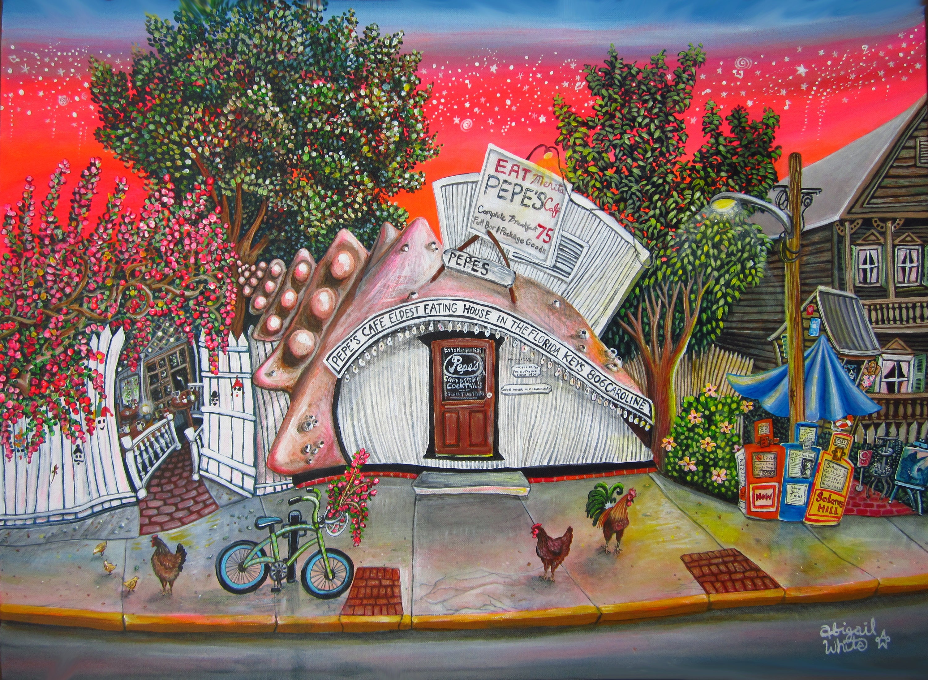 Pepe's Cafe Key West FL Etsy