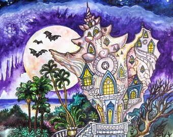 Reformatie Manor, Conch House, Key West, kunstprint