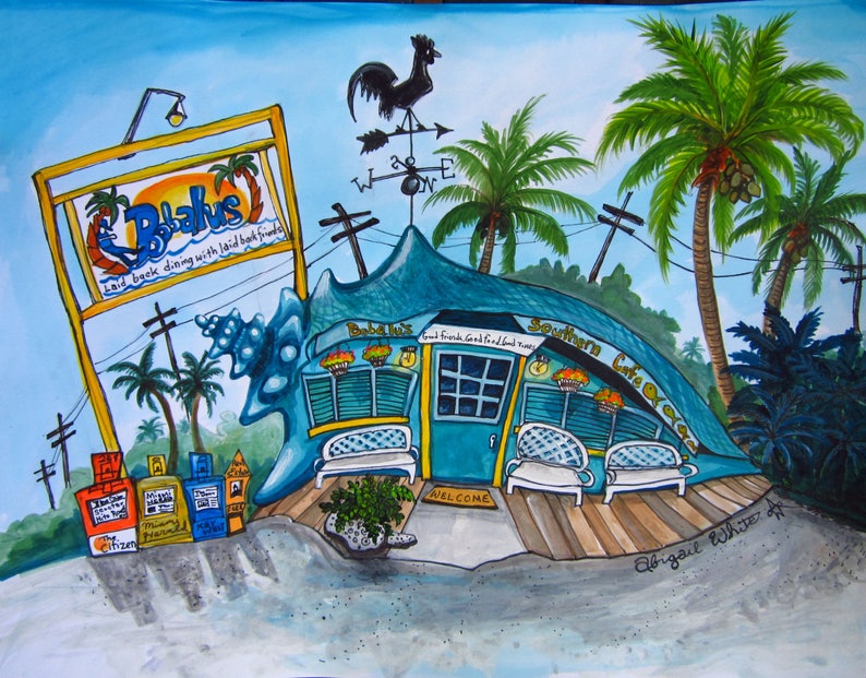 Bobalus Southern Cafe Key West Florida Etsy