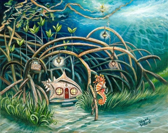 Mangrove Cove, Fine Art Giclee