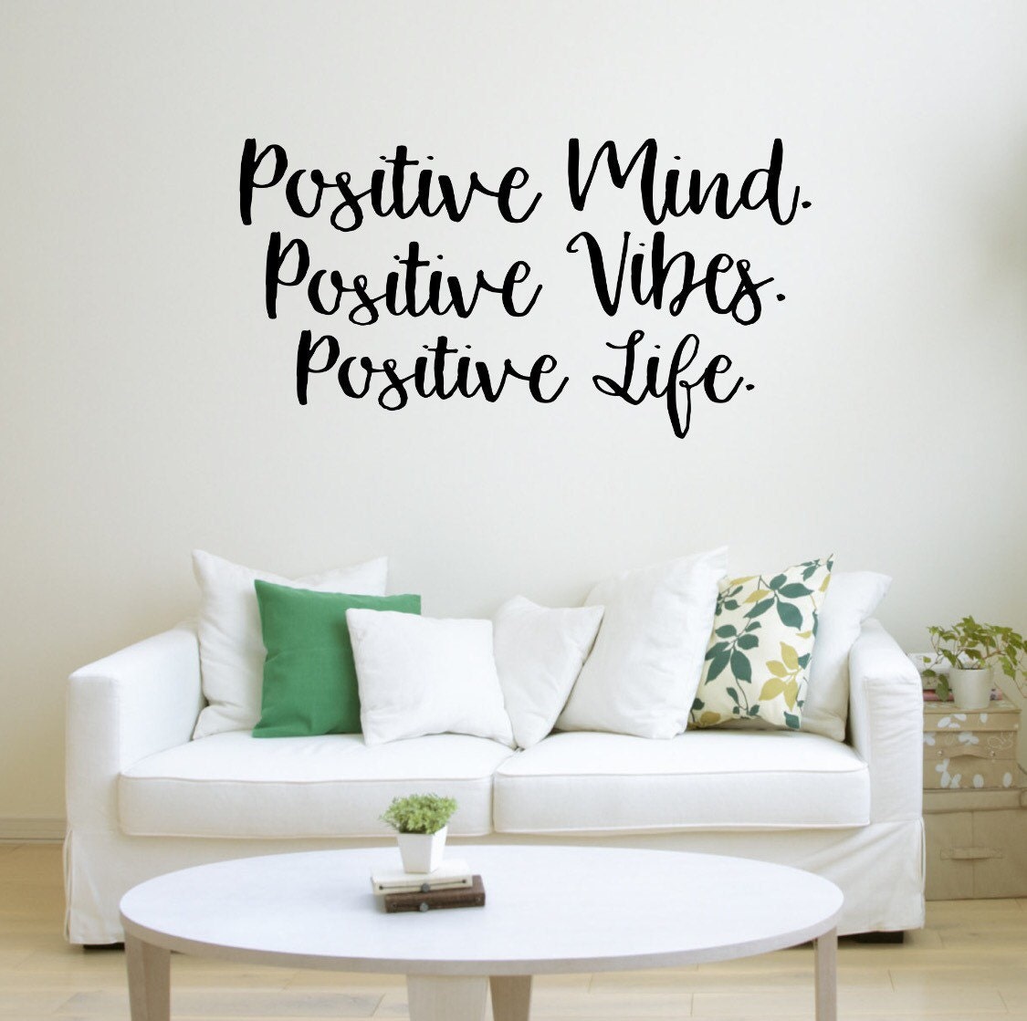 Positive Mind Positive Vibes Positive Life // Good Vibes - Etsy