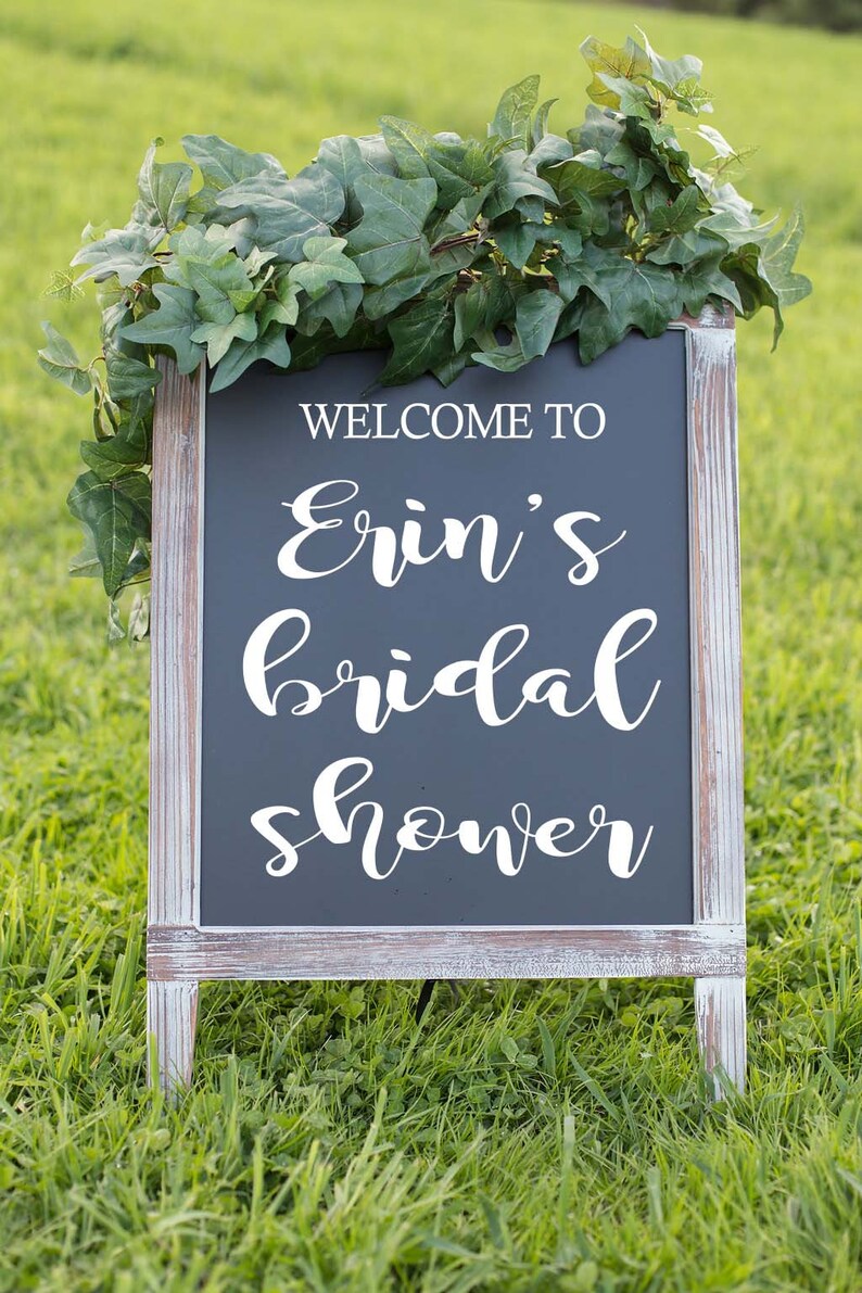 Bridal Shower Sign Bridal Shower Bridal Shower Decor Rustic Etsy