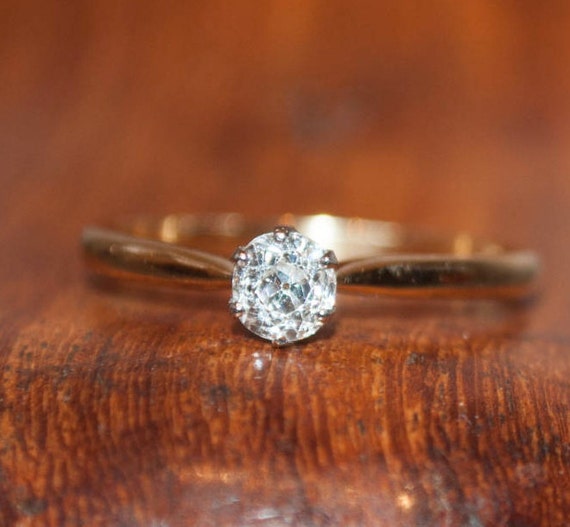 1930's Old Mine Cut Diamond Engagement Ring Platinum 2.53ct L/SI1 GIA