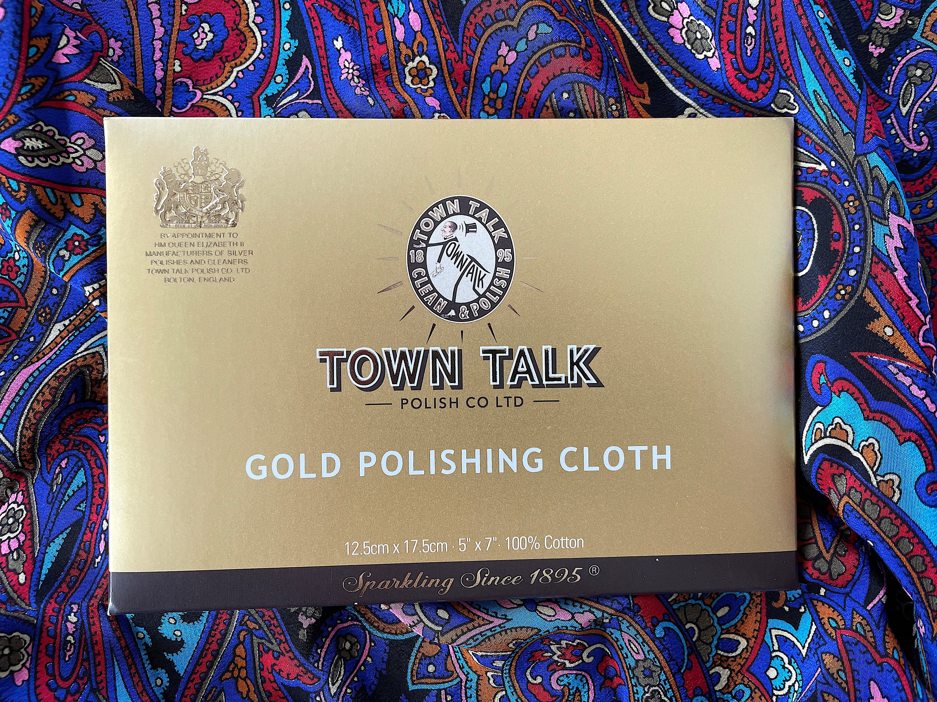 Jewelry /Gold Polishing Cloth - 5 x 7 / 12.5cm x 17.5cm Town Talk  Brilliant
