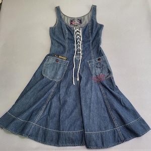 denim and co dresses Buy Claudia Denim Dress - Dark Wash White & Co. for Sale Online United  States main image 1