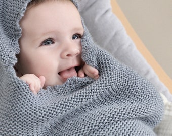 Couverture d’emmaillotage pour bébé COCON DE LAINE