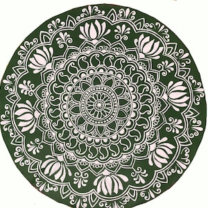 Mandala rangoli Kolam  pooja room screen decor festival Diwali varalakshmi navratri