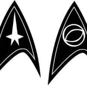 Star Trek Vinyl Sticker / Vinyl Decal / Laptop Decal / Water Bottle Sticker / Car Decal / Insignia Sticker /