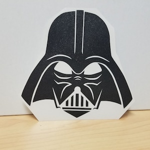 Darth Vader Vinyl Sticker / Vinyl Decal / Star Wars / Laptop Decal / Water Bottle Sticker / Car Decal / Geek Gift