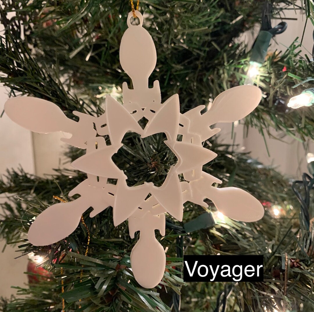 Star Trek Snowflake Ornaments Etsy