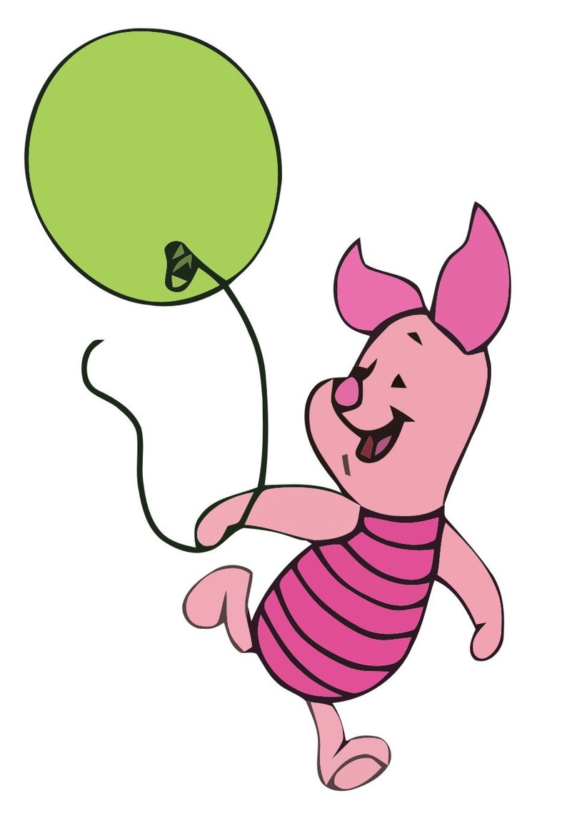 Пятачок с шариком картинка