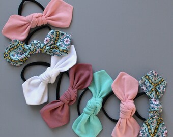 LOT OF 72 ELASTIC HEADBANDS HAIR TIE STRETCHY PARTY FAVORS PINK GREEN YELLOW