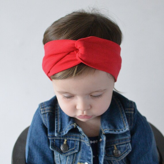red baby turban