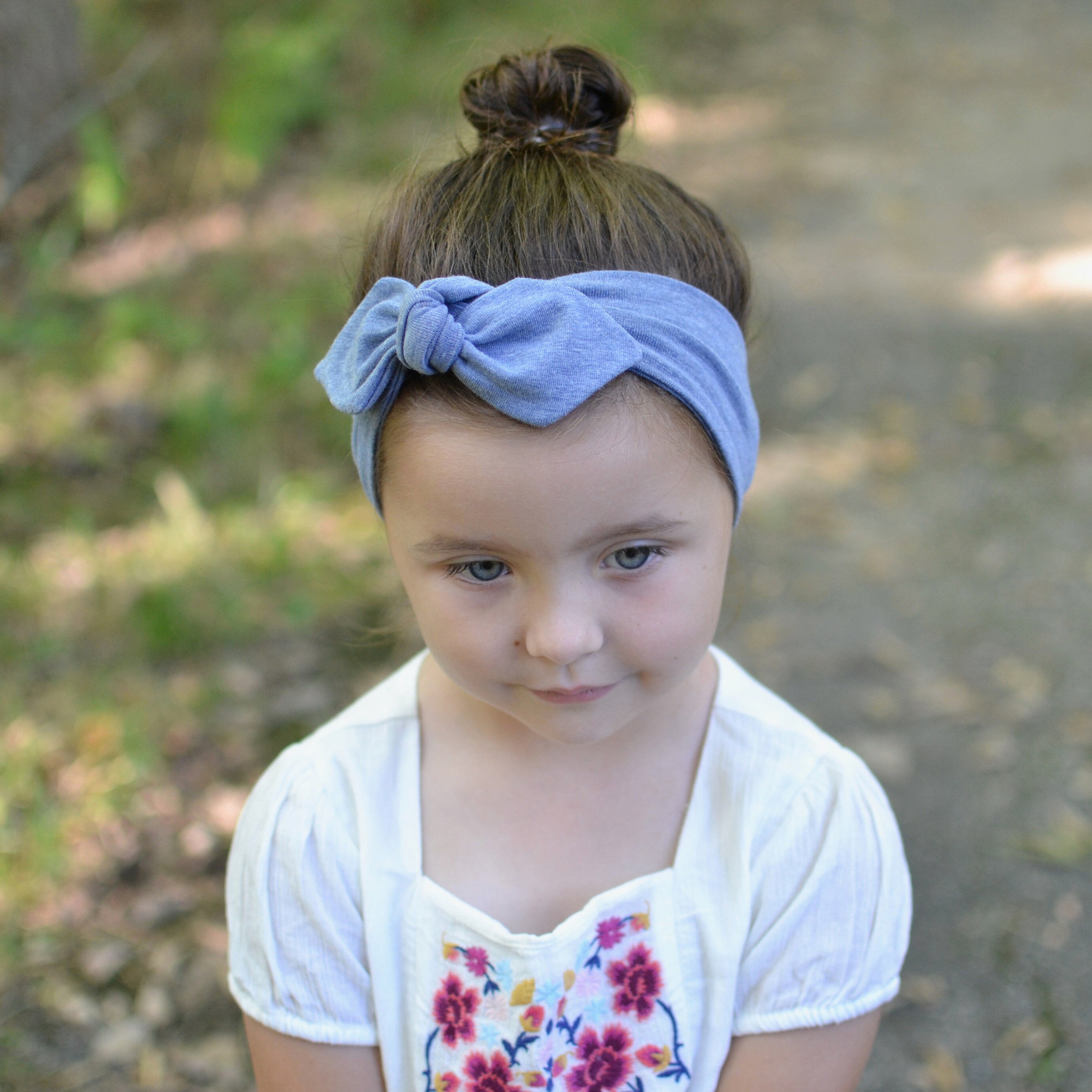 Jean Clair Bleu Bebe Noeud Turban Bebe Turban Turban De Etsy