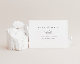 Save the Date Card Wedding Invitation Suite Additional Card Printed (AMALIA)