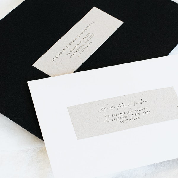 Guest Address Labels Etsy