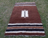 Goat Hair Decorative Rug Turkish Kilim Blanket, Modern Design Home Decor Brown Color Siirt Blanket, Sofa Cover 4 39 x 6 39 4 39 39 123 x 193cm
