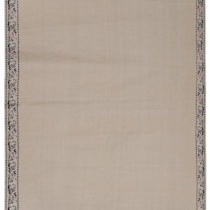 Hand Made Aubusson  Tapestry Flat Weave Kilim Rug, Decorative French Style Floral Kelim, Needlepoint Needlework 5&#39;3&#39;&#39; X 8&#39;2&#39;&#39; / 160x250cm