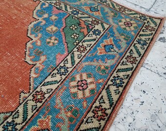 玄関サイズ マルチカラー ヴィンテージ ハンドメイド ウシャック