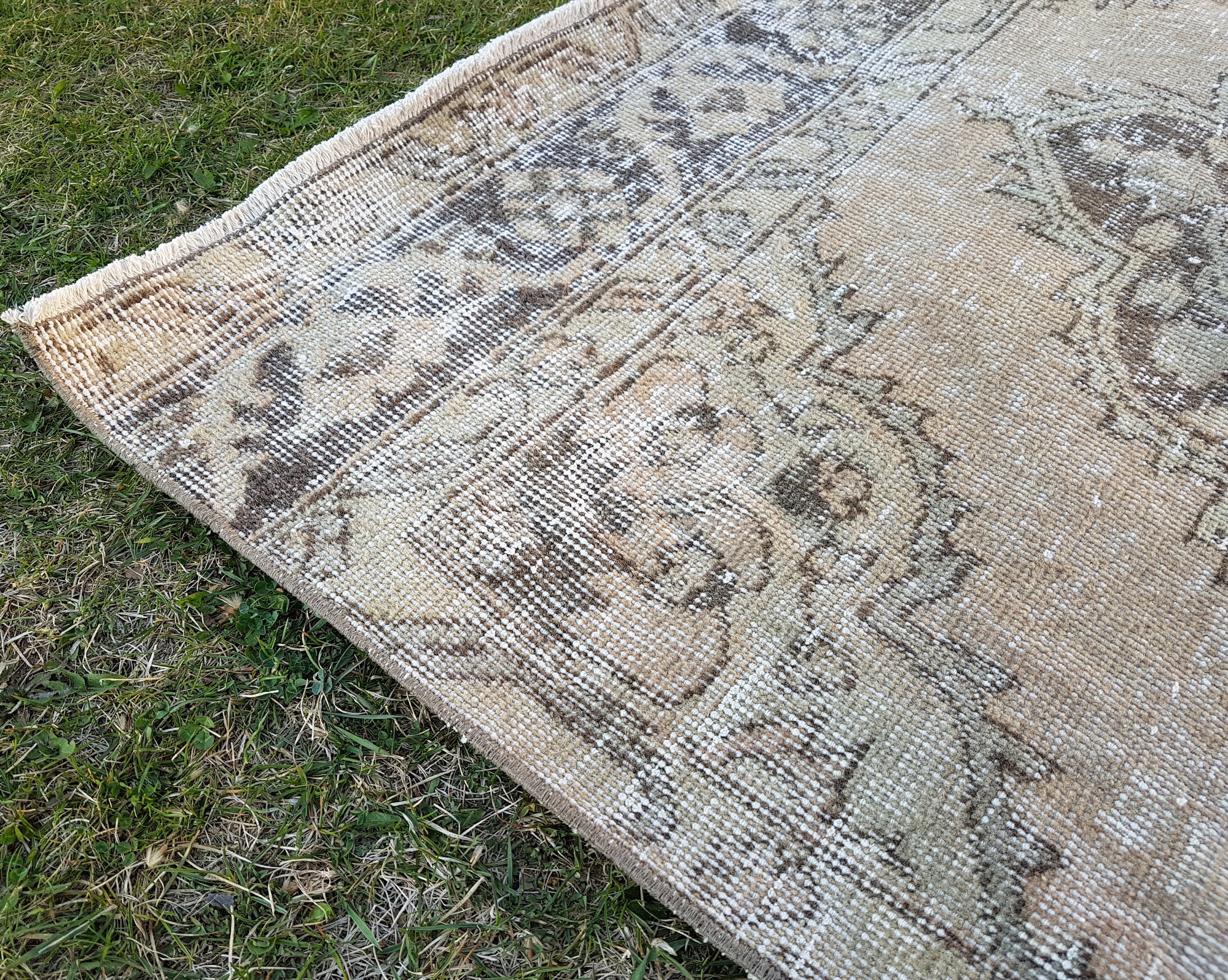 Large Hallway Runner Muted Color Rugs Runner Antique Etsy