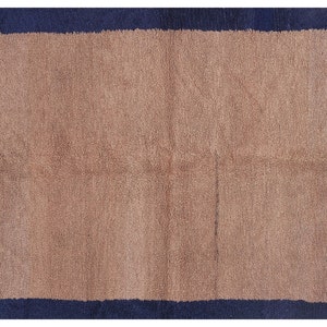 Vintage Angora Mohair Tulu Rug, Shaggy Rug, Flokati Rug, Plain and Simple Rug, 4'4'' X 5'11''