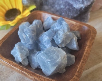 Blue Calcite, Raw Blue Calcite, Natural Stone, Throat Chakra, Reiki,Energy Healing