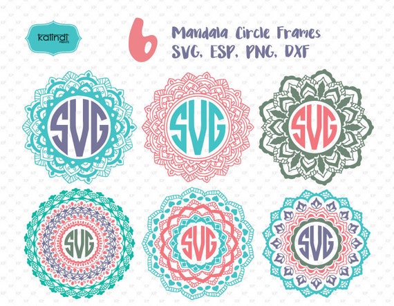 Download Mandala Svg Mandala Monogram Svg Mandala Flower Svg Flower Etsy