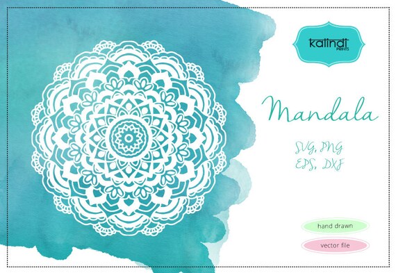 Download Mandala Svg Mandala Vector Clipart Mandala Stencil Mandala Etsy