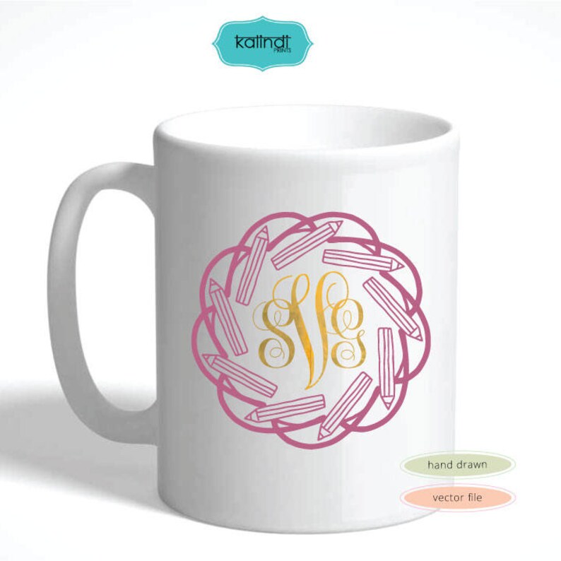 Download Teacher monogram svg teacherpencil svg teacher svg school ...