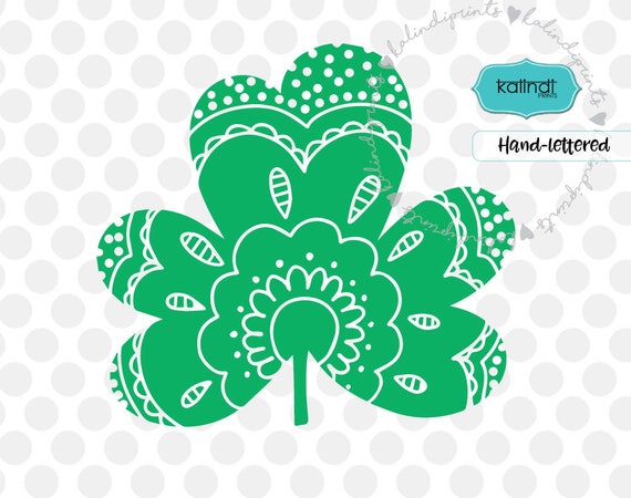 Download Mandala clover svg st patricks day svg shamrock svg | Etsy