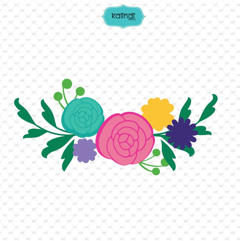 flower monogram svg, flower svg, monogram svg, svg, flower monogram, monogram frame svg, circle monogram svg, svg files for Cricut MFP1 image 6