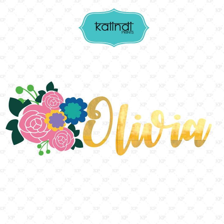 Free Free 191 Flower Svg With Name SVG PNG EPS DXF File