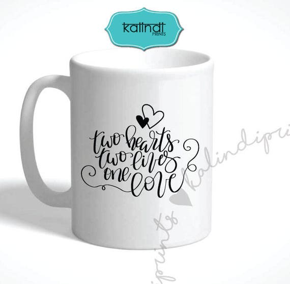 Download Two Hearts Two Lives One Love Svg Valentine Svg Hand Etsy