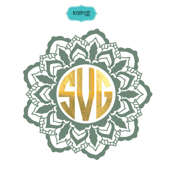 Free Free 283 Mandala Flower Monogram Svg SVG PNG EPS DXF File