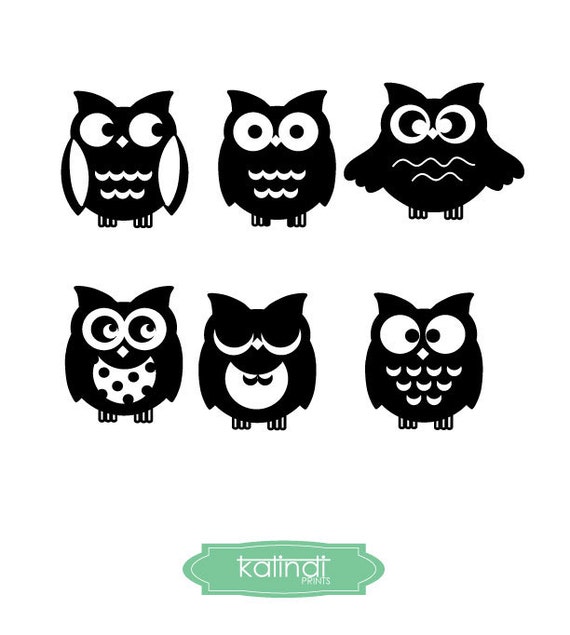 Download Owl Svg Files Owl Clipart 6 Halloween Owl Designs Svg And Etsy