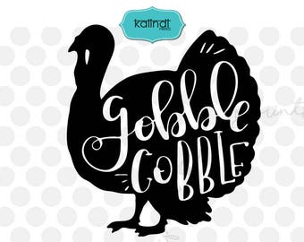 Gobble cobble svg, thanksgiving svg, fall svg, svg files, turkey clipart, turkey cut file, turkey clip art, thanksgiving turkey hf27