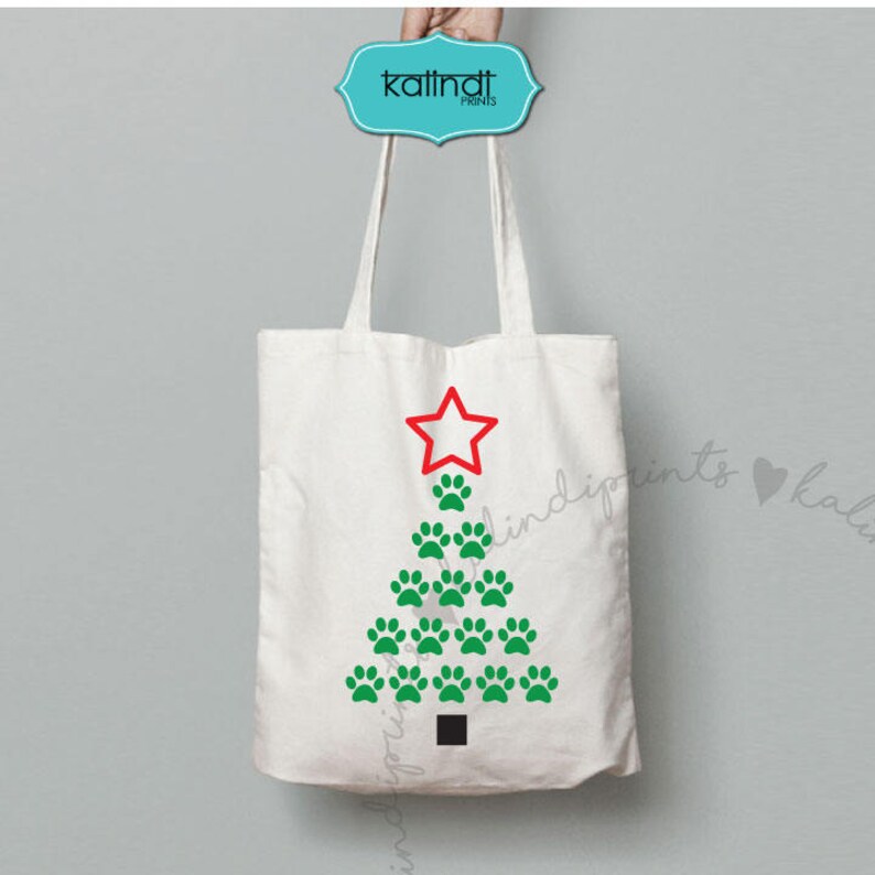 Free Free Paw Print Christmas Tree Svg 820 SVG PNG EPS DXF File