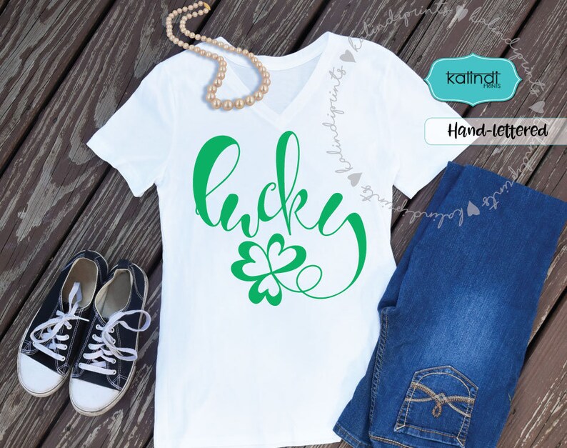 Download Lucky Svg St Patricks Day Svg Shamrock Svg Patricks Day Etsy