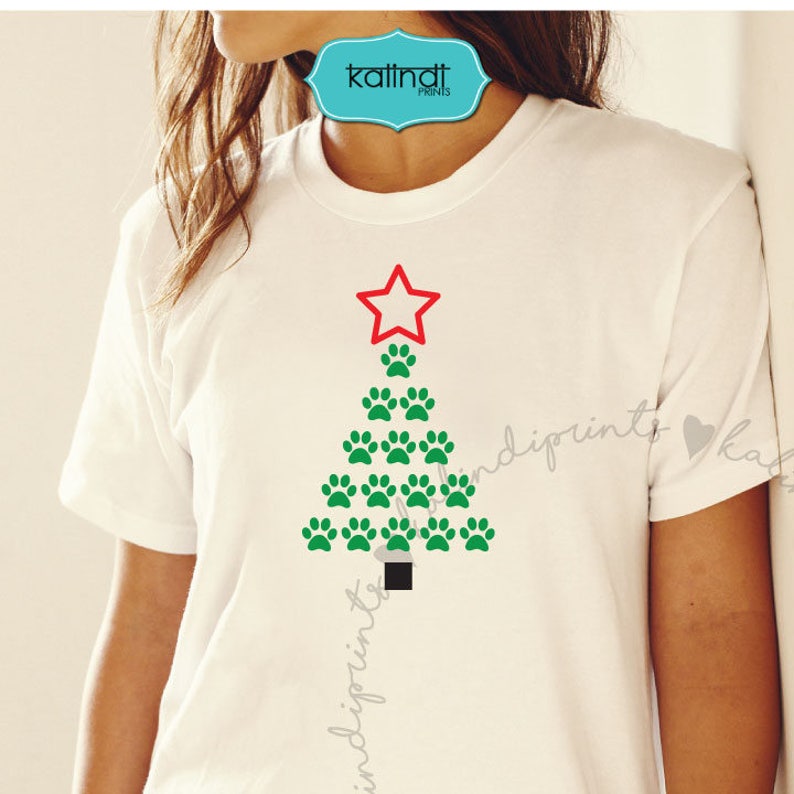 Free Free Paw Print Christmas Tree Svg 121 SVG PNG EPS DXF File
