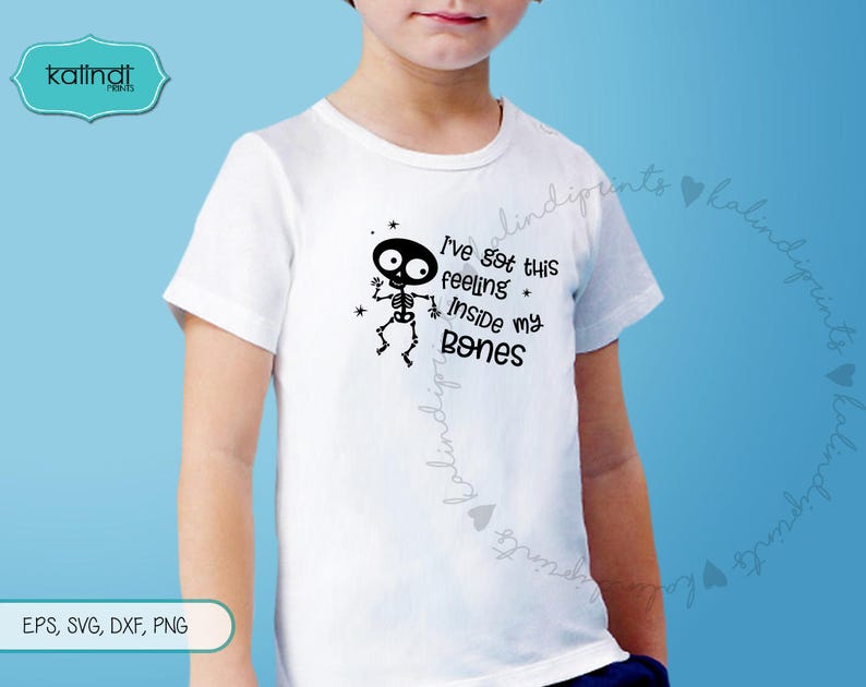 Download I've got this feeling inside my bones svg Halloween svg | Etsy